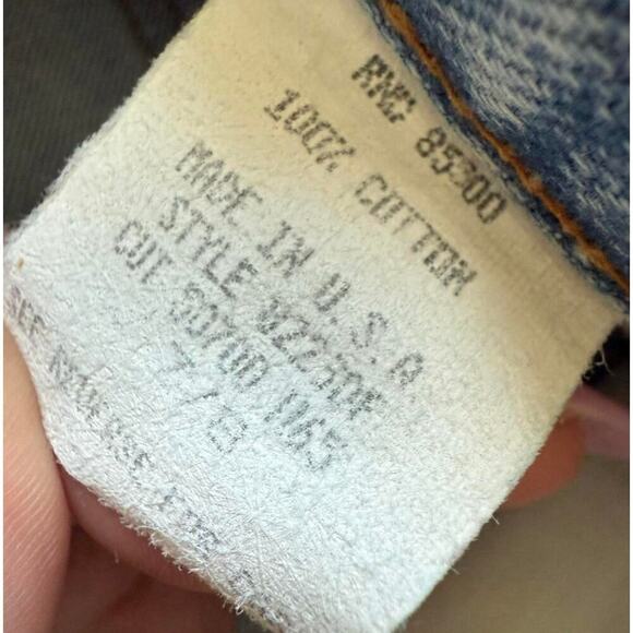 XOXO Y2K Custom Hand-Painted Floral Bootcut Jeans Size 7/8 Vintage Grunge Fairy - Picture 5 of 8